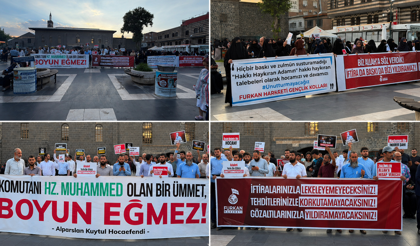Alparslan Kuytul’un Tutuklanmasına Tepki: Talebeleri Ulu Cami Önünde Toplandı