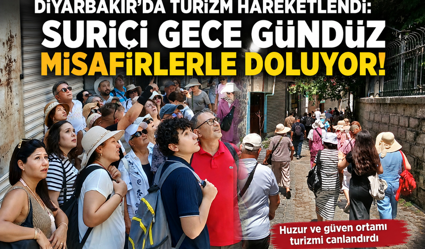 Diyarbakır’da Turizm Hareketlendi: Suriçi Gece Gündüz Misafirlerle Doluyor