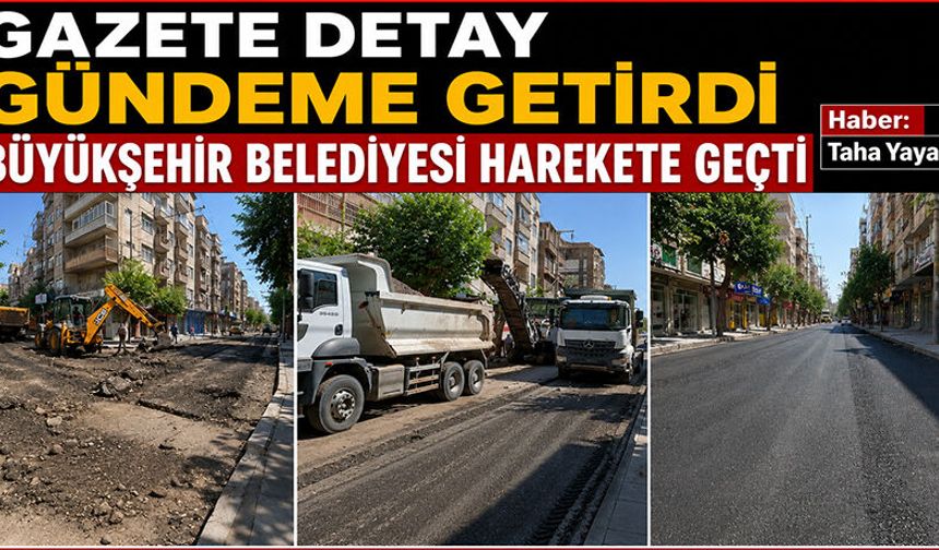 Gazete Detay Gündeme Getirdi Büyükşehir Belediyesi Harekete Geçti