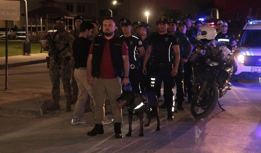 400 polisle "huzur ve güven" uygulaması yapıldı