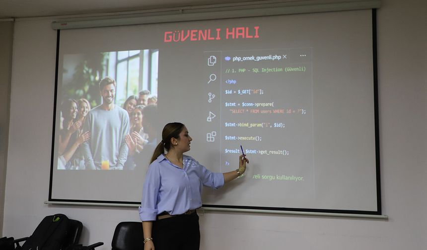 DİSKİ’den stajyer gençlere bilişim ve siber güvenlik eğitimi