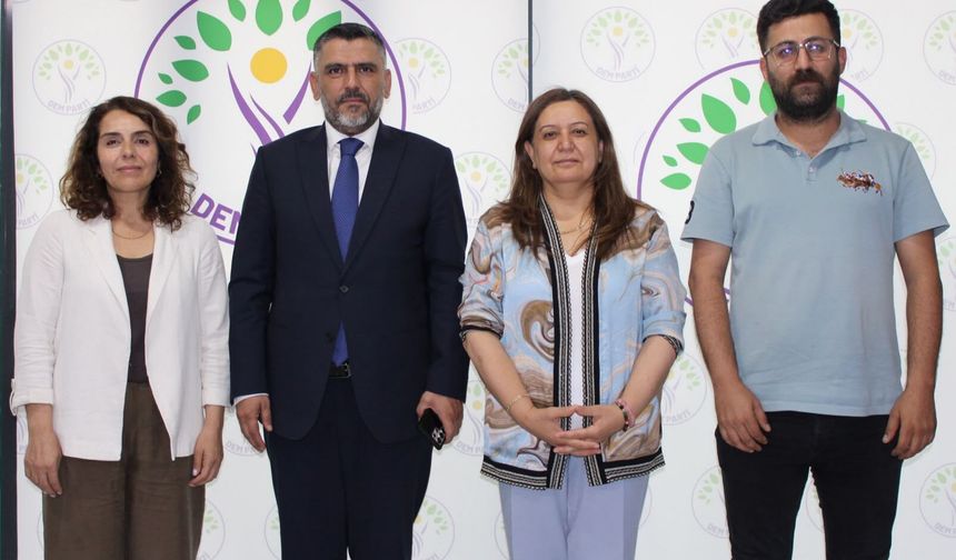 GGC Yönetiminden DEM Parti Diyarbakır İl Başkanlığı’na Ziyaret