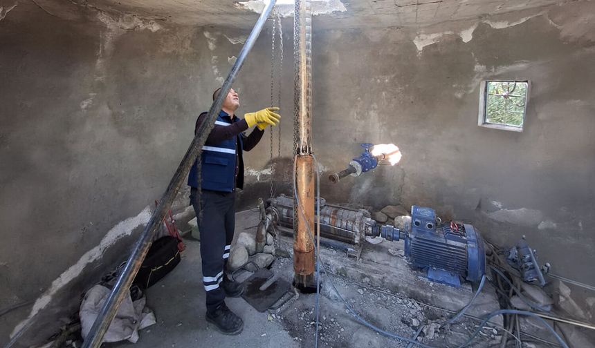DİSKİ, Kulp kırsalında keson kuyu ve pompa çalışmalarıyla su erişimini güçlendirdi
