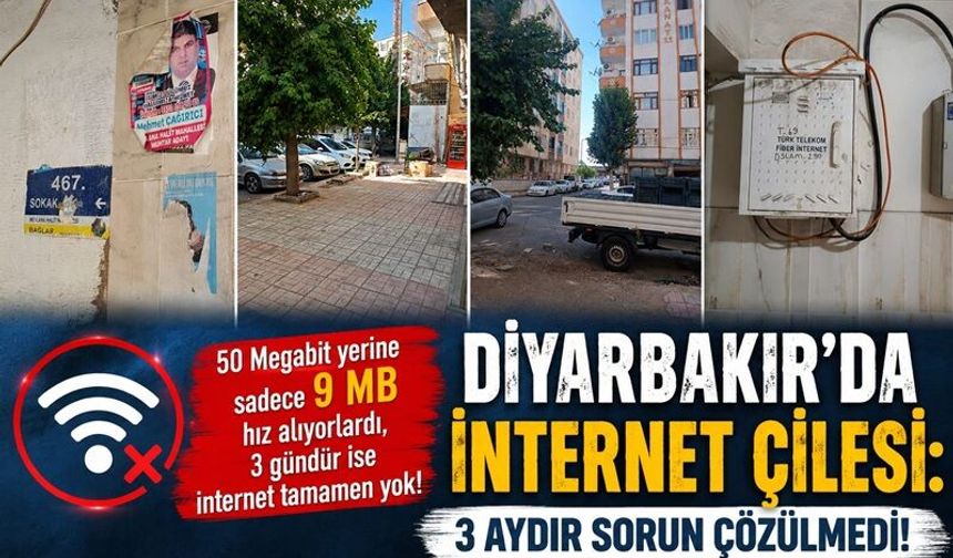 Diyarbakır’da İnternet Çilesi: 3 Aydır Sorun Çözülmedi
