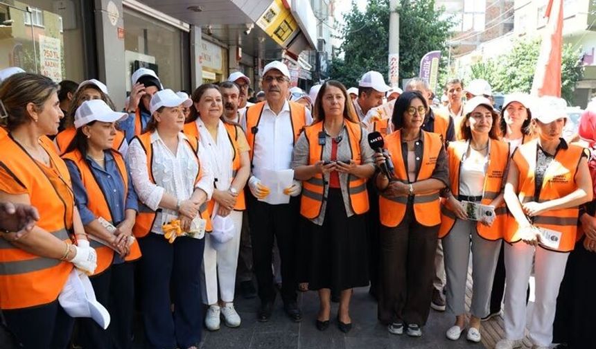 Diyarbakır’da “Kolektif Emekle Temiz Kentler” kampanyası başladı
