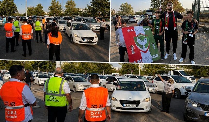 Diyarbakır’da Amedspor-Trabzonspor heyecanı: Taraftarlar stadyum çevresini doldurdu