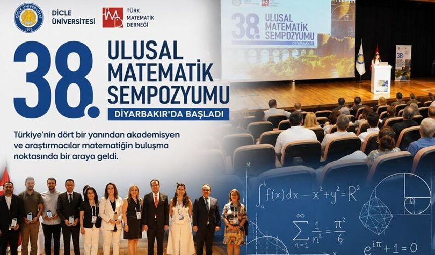 Dicle Üniversitesi’nde 38. Ulusal Matematik Sempozyumu başladı