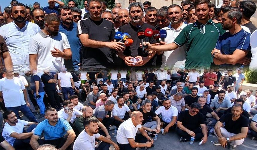 Diyarbakır’da Öğrenci Servisi Esnafı Belediye Önünde Oturma Eylemine Geçti