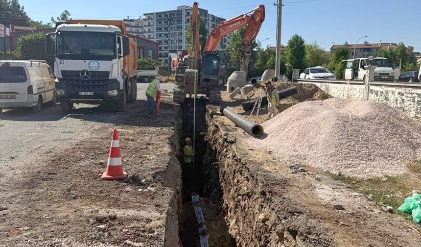 Diyarbakır’da Yeni Konutlar İçin 2,5 Kilometrelik Kanalizasyon Hattı