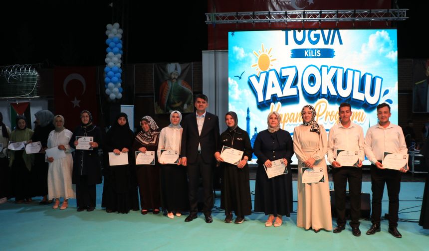 TÜGVA Yaz Okulu'nun kapanış programı düzenlendi