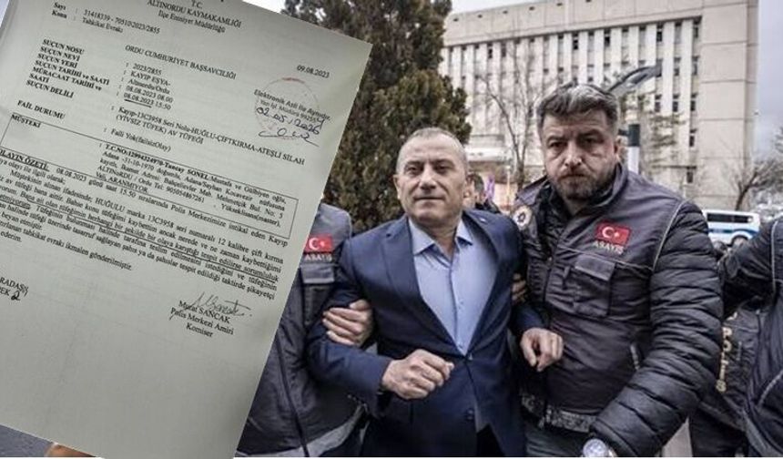 Gülistan Doku soruşturmasında dikkat çeken belge: Tuncay Sonel tüfeği için kayıp başvurusu yapmış