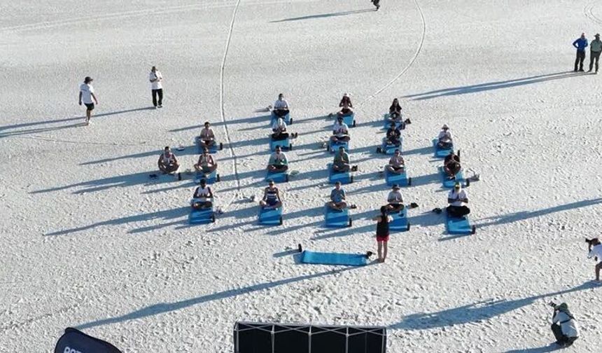Aksaray’da Tuz Gölü’nde Ultra Maraton Heyecanı Sona Erdi