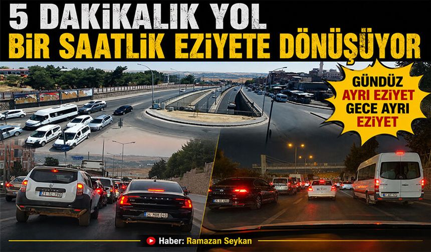 5 Dakikalık Yol Bir Saatlik Eziyete Dönüşüyor