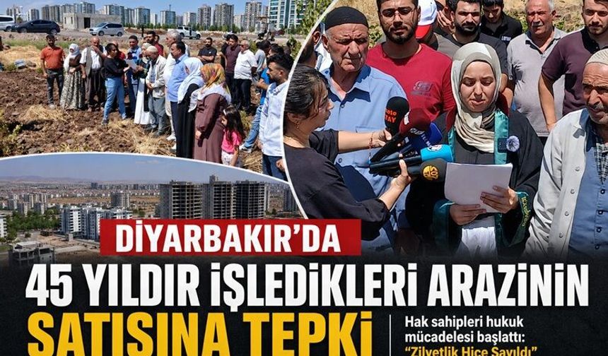 Diyarbakır’da Arazi İhalesine Tepki: “45 Yıllık Zilyetlik Dikkate Alınmadı”