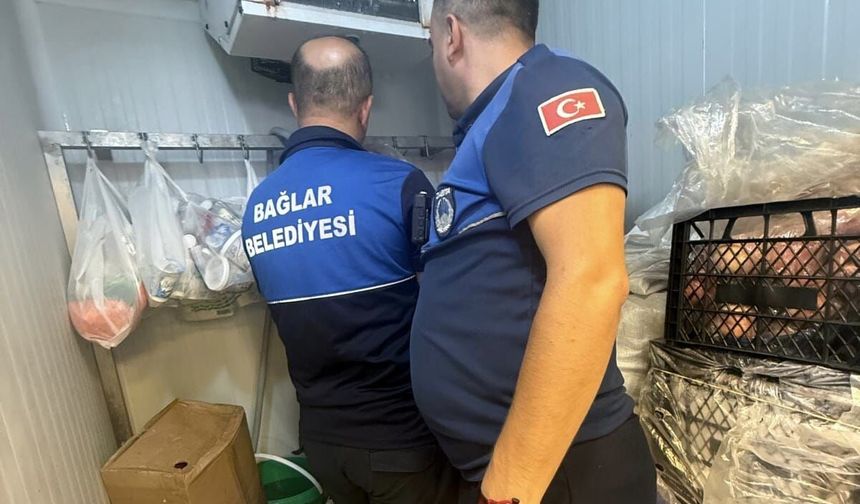 Bozulmuş etlere el konuldu, imha edildi