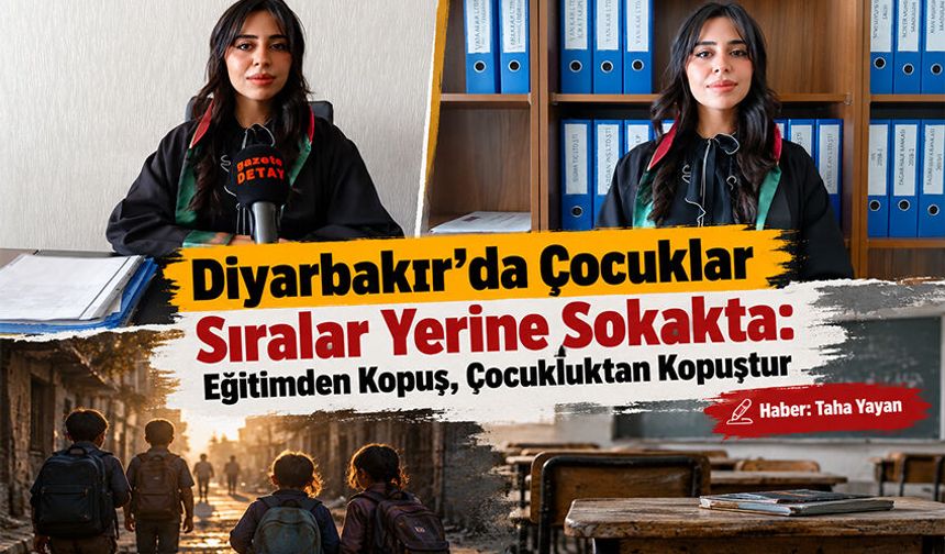 Diyarbakır’da Çocuklar Sıralar Yerine Sokakta: Eğitimden Kopuş, Çocukluktan Kopuştur