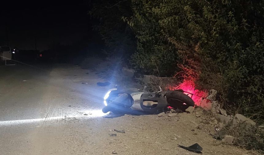 Devrilen motosikletteki 2 kardeş öldü