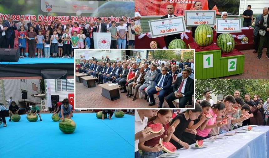 Diyarbakır’da Karpuz Festivali Coşkusu!