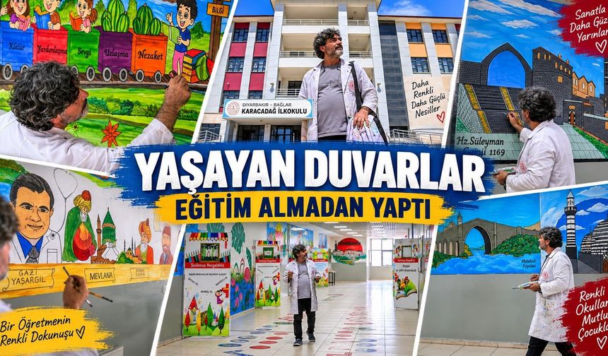 Duvarlar bomboştu, şimdi 'yaşayan duvarlar' oldu