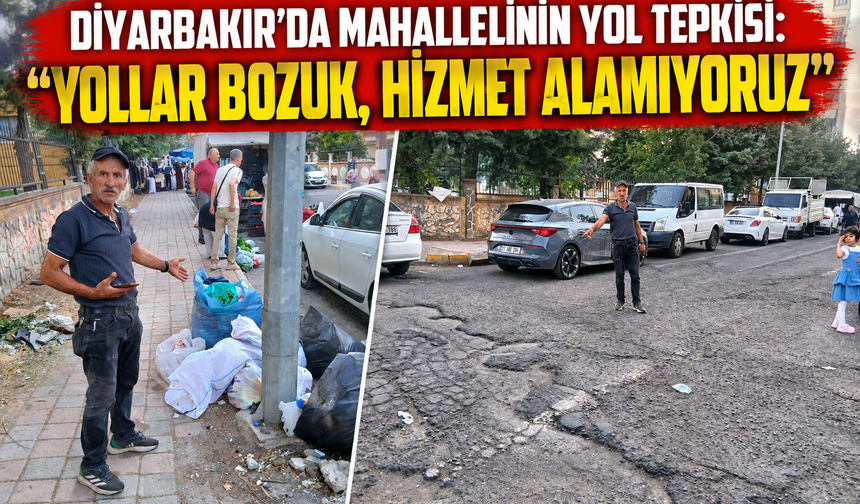 Diyarbakır’da Bağcılar Mahallesi’nde Yol Tepkisi: “5 Bin İmza Topladık, Çözüm Bekliyoruz”