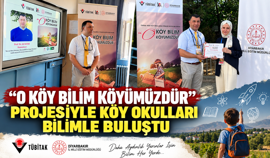 Köy Okullarındaki Öğrenciler Bilimle Buluştu