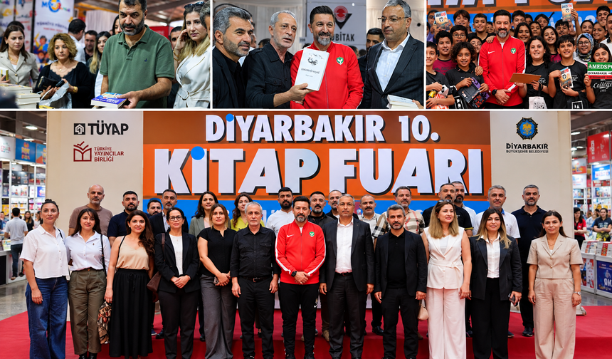 Amedspor Heyeti Diyarbakır Kitap Fuarı’nı Ziyaret Etti