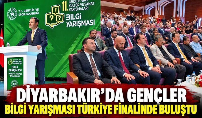 Diyarbakır’da Gençler Bilgi Yarışması Türkiye Finalinde Buluştu