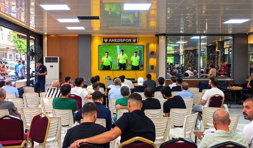 Diyarbakır’da Amedspor Heyecanı: Taraftarlar Ekran Başında