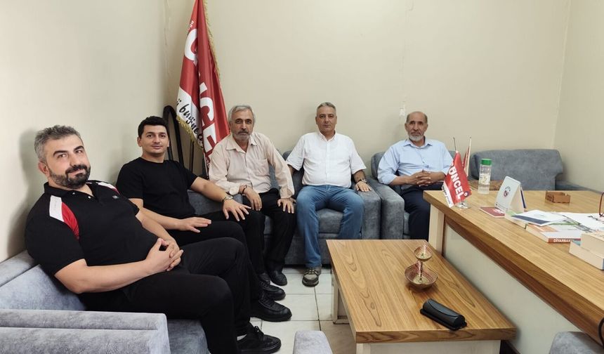 Ali Rıza Fırat’tan BAMEC Diyarbakır İl Başkanı Mehmet Zeki Özer’e Ziyaret
