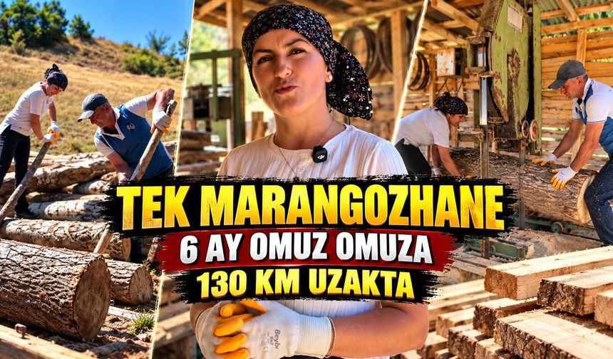 İlçenin tek marangozhanesi: Eşler 6 ay omuz omuza çalışıyor