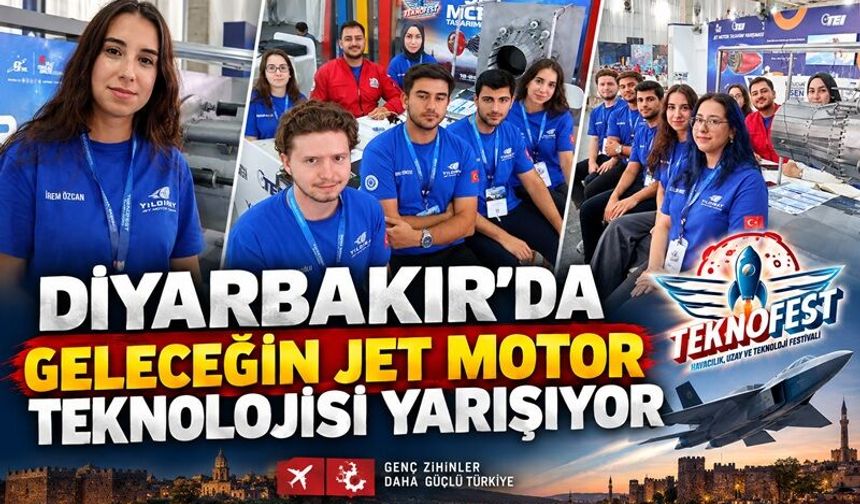 Diyarbakır’da Geleceğin Jet Motor Teknolojisi Yarışıyor