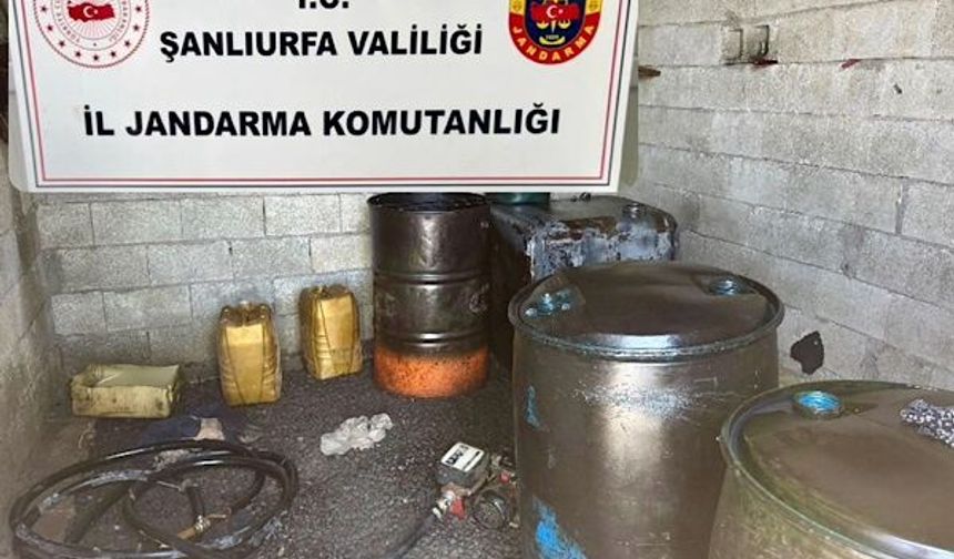 1650 litre kaçak akaryakıt ele geçirildi
