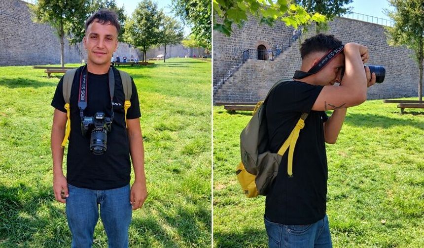 Diyarbakır’da Sıcak Havaya Rağmen Kadrajını Bırakmıyor