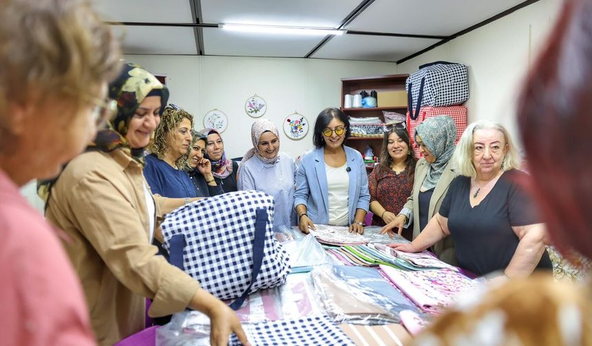 Kadınlar belediyenin yaşamlarındaki değişimini aktardı