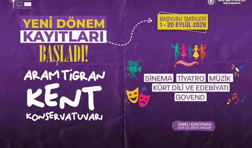 Diyarbakır'da Konservatuvar başvuruları 20 Eylül'e kadar sürecek