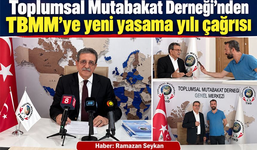 Toplumsal Mutabakat Derneği’nden TBMM’ye yeni yasama yılı çağrısı