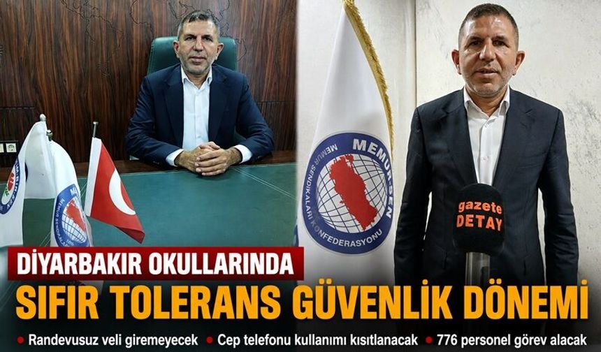 Diyarbakır’da Okullarda Yeni Dönem: Randevusuz Veli Giremeyecek, Telefon Kısıtlanacak