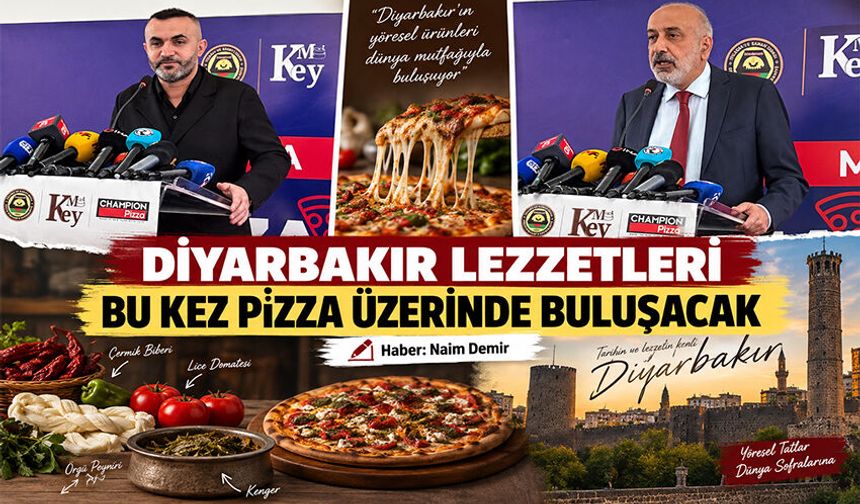 Diyarbakır Lezzetleri Bu Kez Pizza Üzerinde Buluşacak