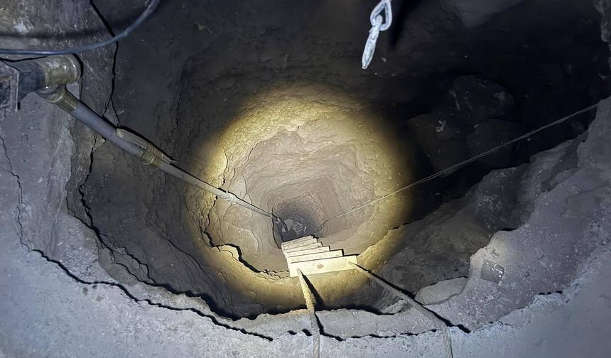 Evin içinde 25 metrelik kaçak kazı: 2 şüpheli gözaltında