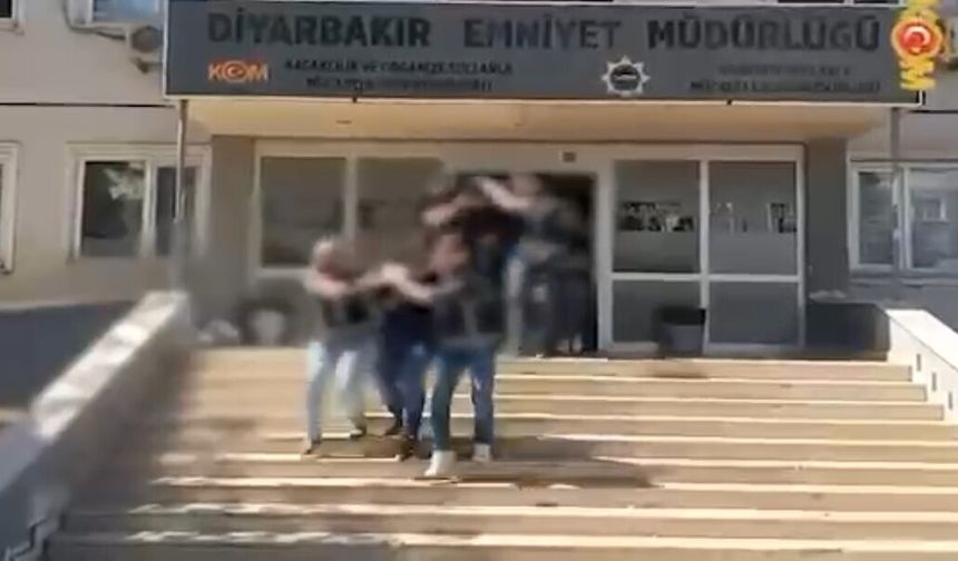 Diyarbakır’da “Daltonlar” Suç Örgütünün Yapılanmasına Yönelik Operasyonda 8 Şüpheli Tutuklandı