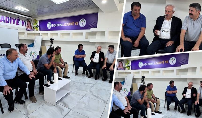 Diyarbakır’da Selçuk Mızraklı’ya ziyaretçi yoğunluğu