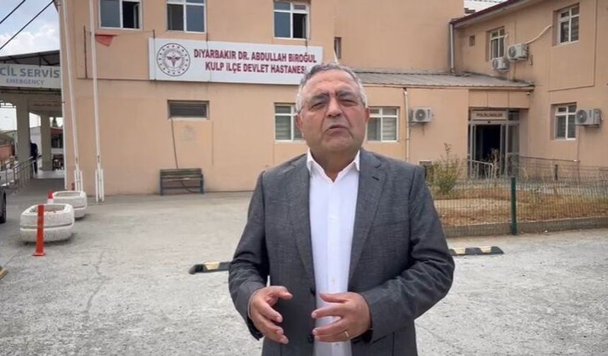 Sezgin Tanrıkulu Kulp Devlet Hastanesi’ndeki sorunları gündeme taşıdı