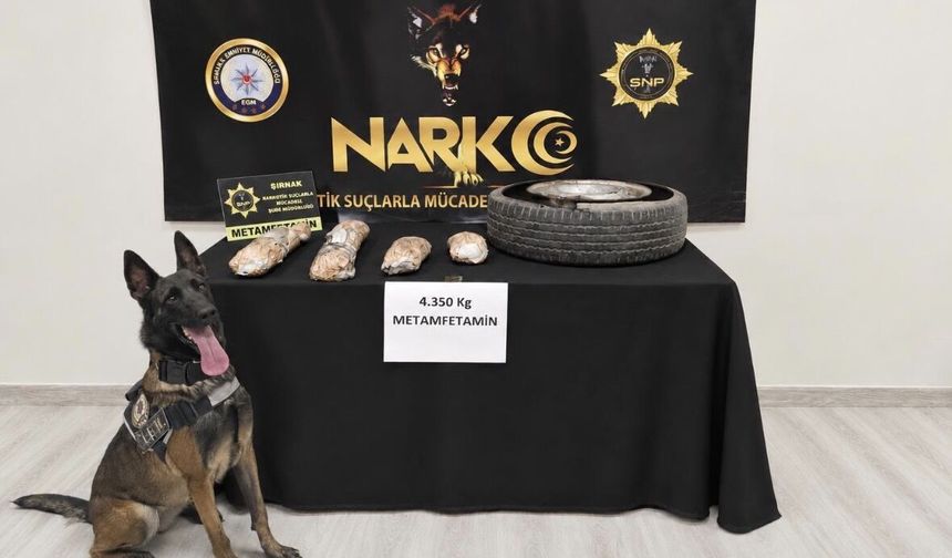 4 kilo 350 gram sentetik uyuşturucu ele geçirildi