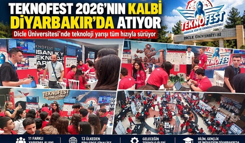 TEKNOFEST 2026’nın Kalbi Diyarbakır’da Atıyor: Teknoloji Yarışları Sürüyor