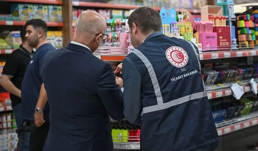 Ticaret Bakanlığı yeni eğitim öğretim döneminde kırtasiye denetimlerini yoğunlaştırdı