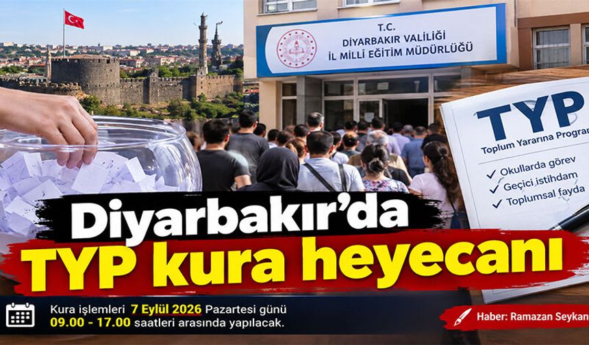 Diyarbakır’da TYP kura heyecanı