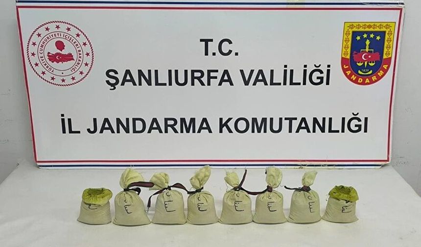 Şanlıurfa’da uyuşturucu operasyonu: 2 kilogram esrar ele geçirildi