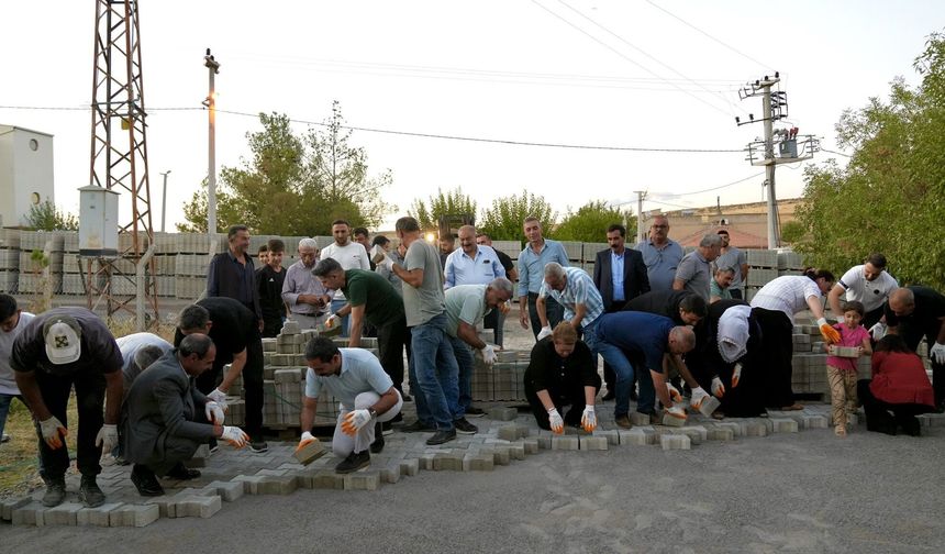 Bağlar'da komünal çalışma köy köy büyüyor