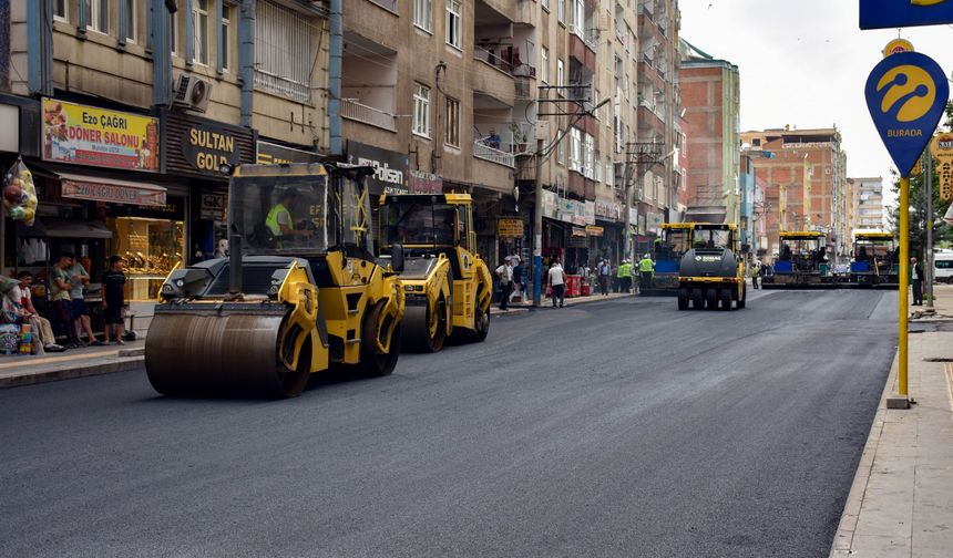 Diyarbakır’da 638 Bin Tonluk Asfalt Çalışması Yapıldı