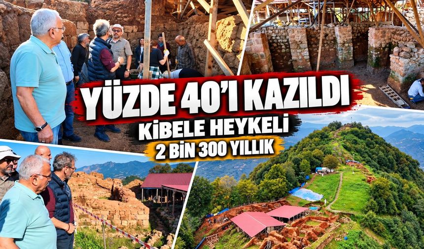 2 bin 300 yıllık kalede Kibele ve Dionysos izleri